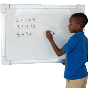 Interactive Magnetic White board doubles as a Educational gaming board 47" X 32"