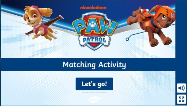 PATROL MATCHING ACTIVITY GAME